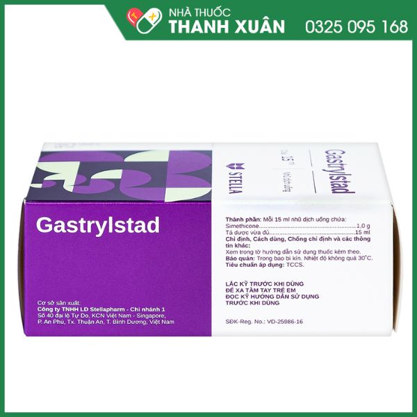 Gastrylstad Stella trị đầy hơi, khó tiêu